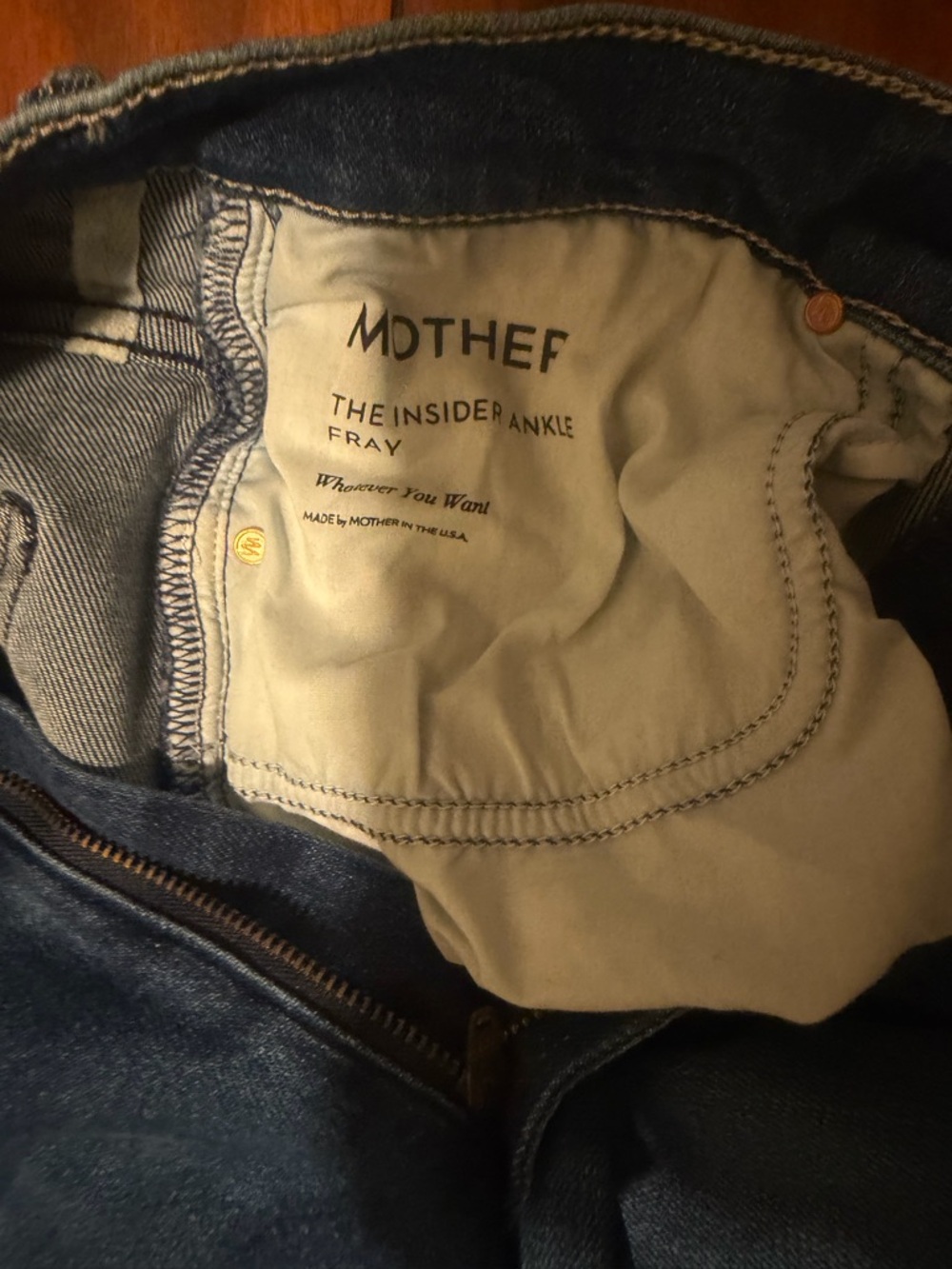MOTHER The insider  Ankle Fray  Jeans - Light Blue - Picture 7 of 11